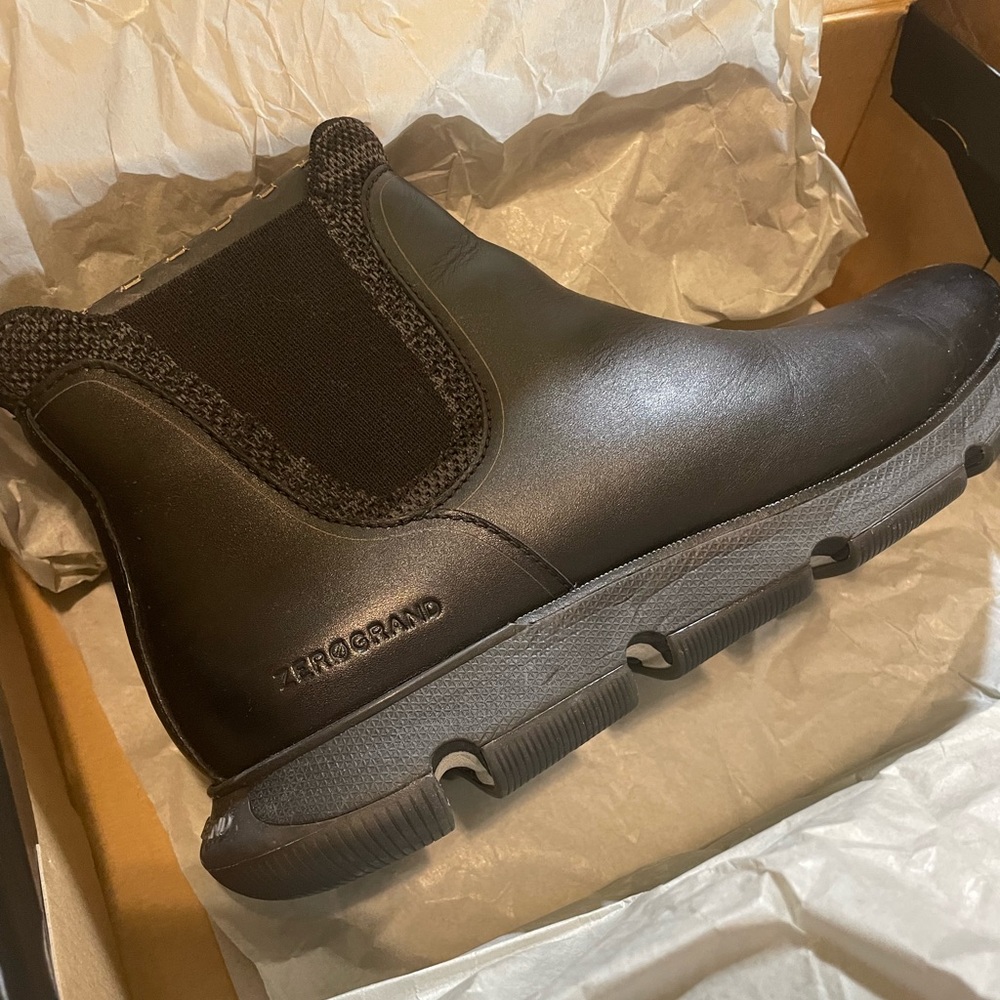 Cole Haan ZER0GRAND Waterproof Leather Chelsea Boots